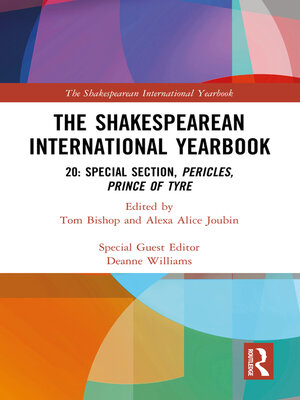 cover image of The Shakespearean International Yearbook 20